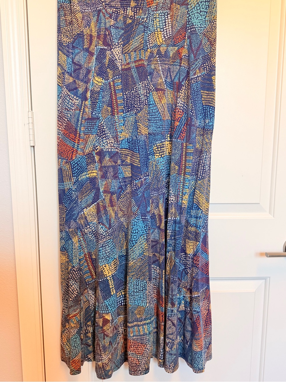 Peruvian Connection Maxi Blue - Multi Colored Dress Size XL - Picture 6 of 7